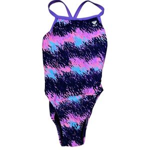 TYR Women's Perseus Cutoutfit Performance One Piece Swimsuit Size 30